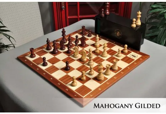 The Championship Series Chess Set, Box, & Board Combination