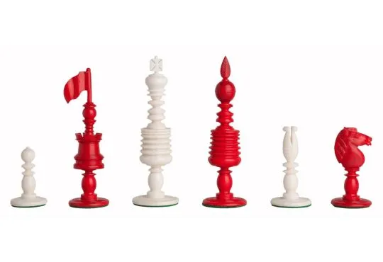The Barleycorn Luxury Bone Chess Pieces - 4.75" King