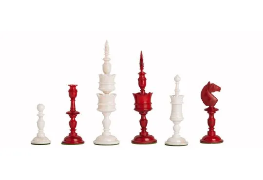 The Cologne Luxury Bone Chess Pieces - 6.0" King