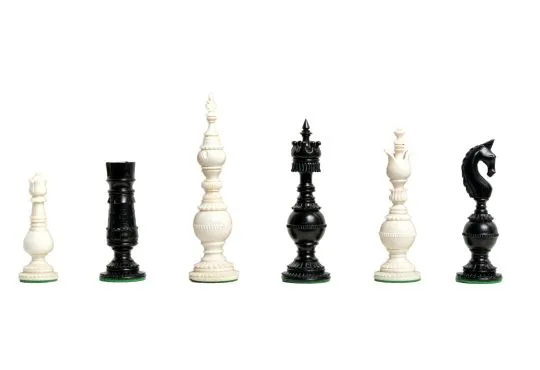 The Oxford Luxury Bone Chess Pieces - 5.25" King