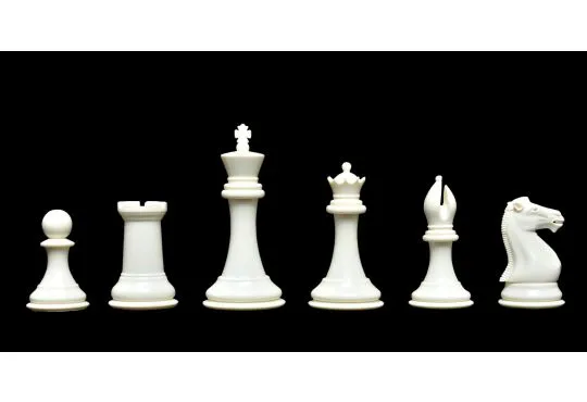 The Collector Series Plastic Chess Pieces - 4.0" King