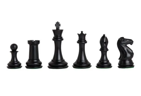 The Fischer Series Plastic Chess Pieces - 4.0" King