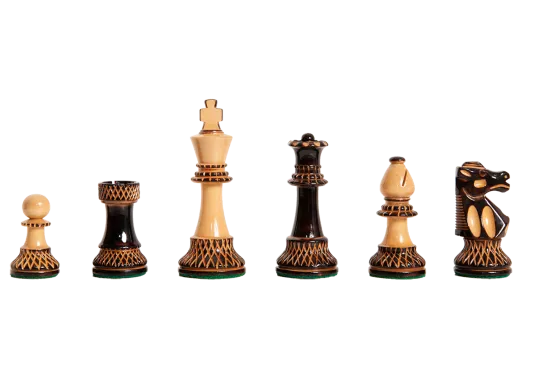The Burnt Club Series Chess Pieces - 3.75" King