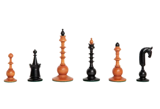 The Circa 1750 Dutch Series Luxury Chess Pieces - 4.4" King 