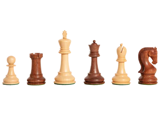 The Leningrad Series Chess Pieces - 4.0" King&