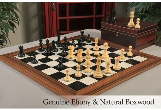The Reykjavik II Series Chess Set, Box, and Board Combination