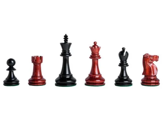 The Reykjavik II Series Prestige Chess Pieces - 3.75" King