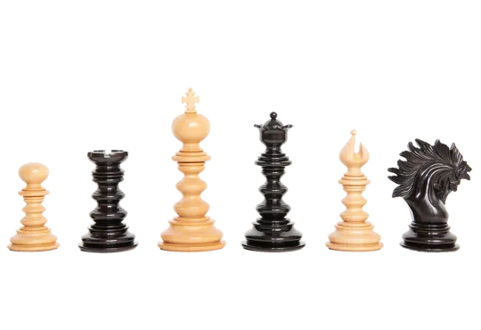 The Forever Collection - The Savano Series Luxury Wood Chess Pieces - 4.4" King