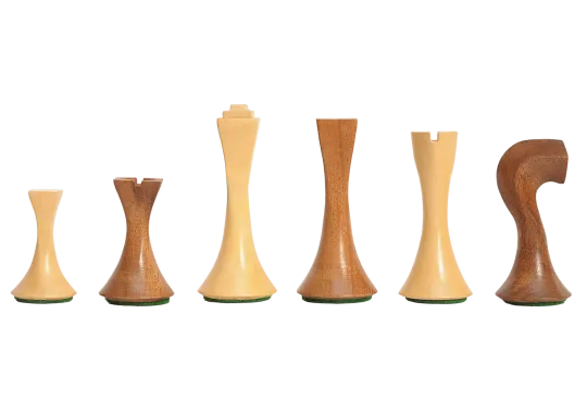 The Moderne Series Chess Pieces - 3.75" King