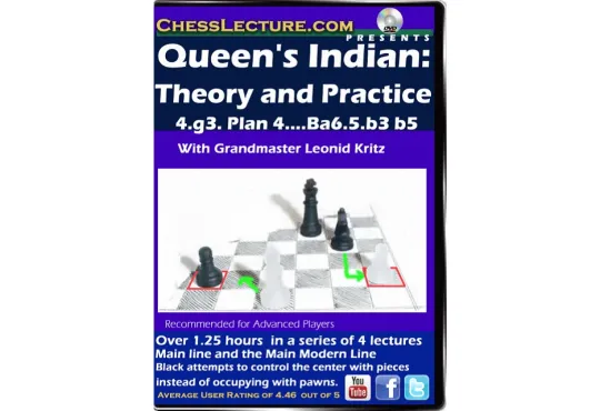 Queen's Indian - Theory and Practice - 4.g3, Plan 4.. Ba6, 5. b3 b5 - Chess Lecture - Volume 125