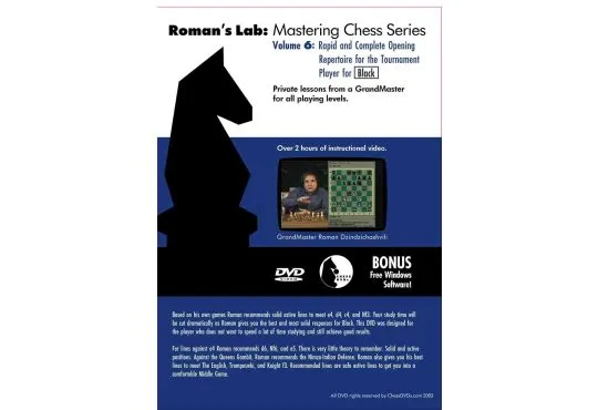 ROMAN'S LAB - VOLUME 6 - Rapid and Complete Opening Repertoire for Black