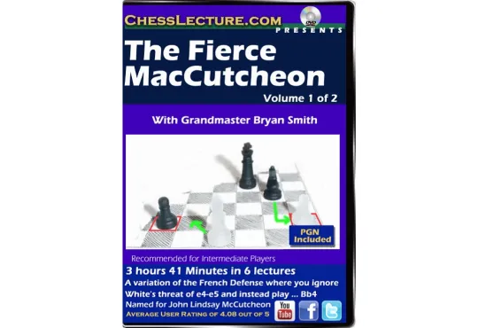 The Fierce McCutcheon - 2 DVDs - Chess Lecture - Volume 147
