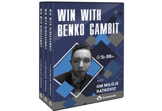 E-DVD Win with Benko Gambit by GM Miloje Ratkovic