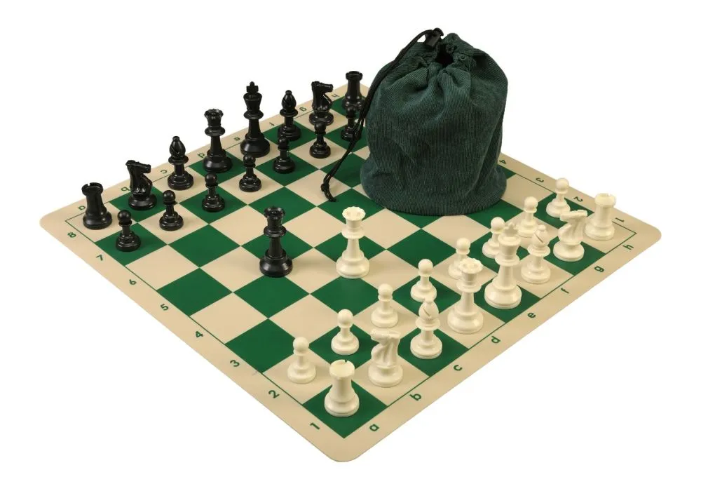 Regulation Tournament Chess Piece and Chess Board - 2.25 Squares