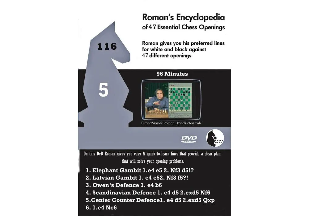 Roman's Lab Chess DVD – The encyclopedia of chess openings - Online Chess  Courses & Videos in TheChessWorld Store