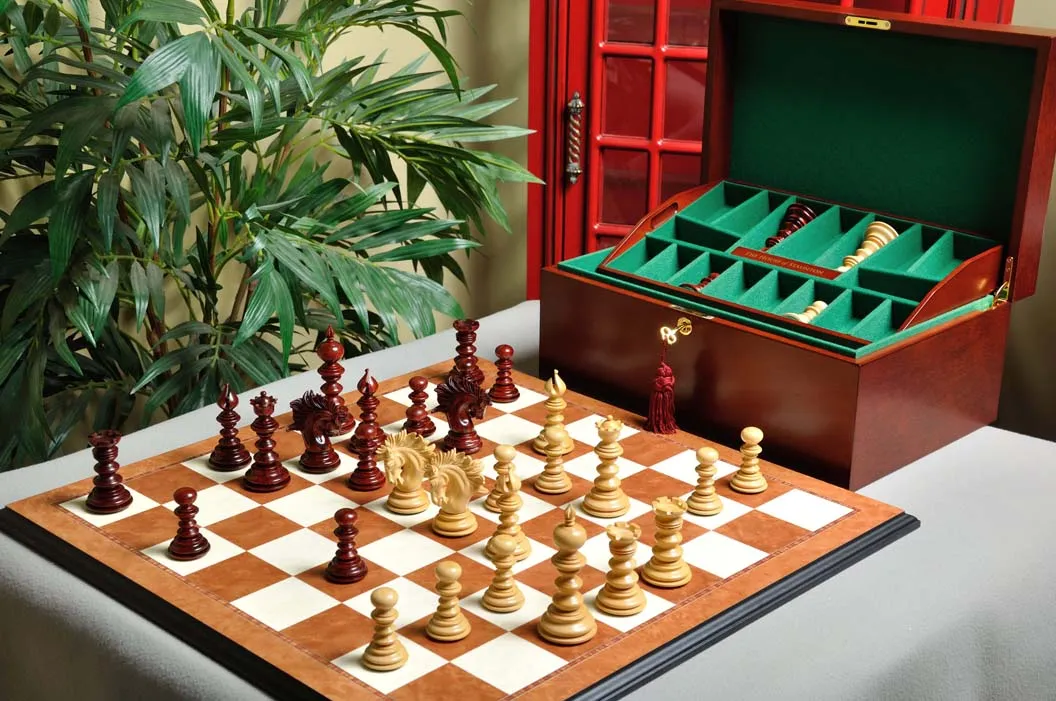 the golden collector series luxury wood chess set The golden