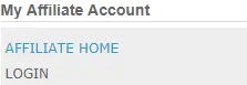 small screenshot of links to affiliate home and login sections