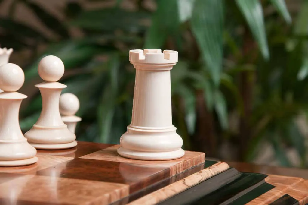 The Mammoth Ivory Collector Series Luxury Chess Set